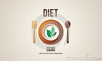 Diet Health Nutrition Life Food Eating Concept Stock Photo