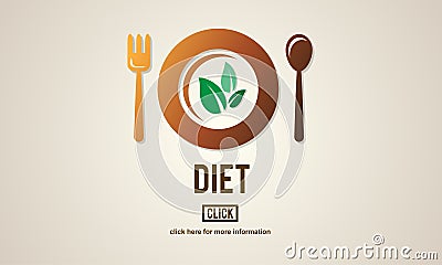 Diet Health Nutrition Life Food Eating Concept Stock Photo