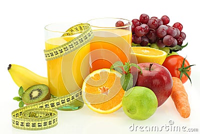 Diet and nutrition Stock Photo