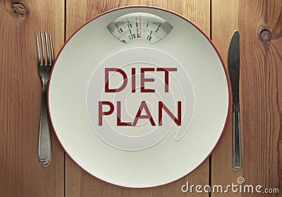 Diet plan Stock Photo