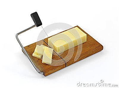 Diet Sharp Cheddar Cheese Stock Photo