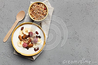 Dietary breakfast recipe concept Stock Photo