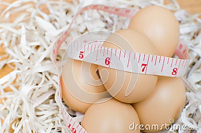 Dietary with egg Stock Photo