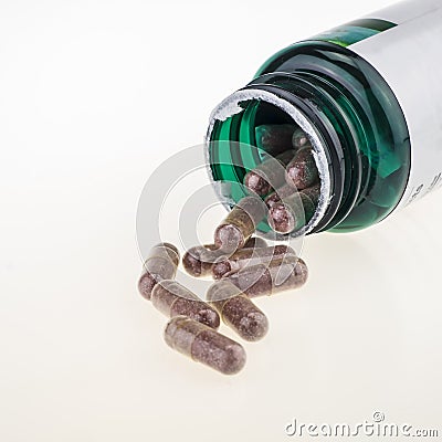 Dietary supplement. Stock Photo