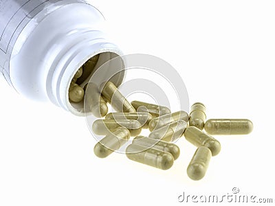 Dietary supplement. Stock Photo
