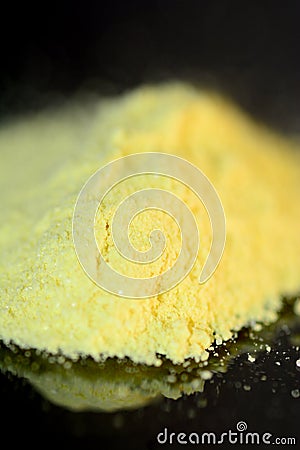 Dietary supplements in powder form Stock Photo