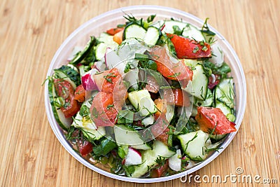 Dieting healthy salad Stock Photo