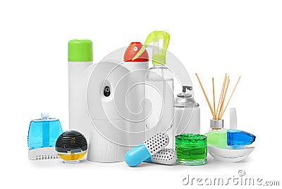 Different air fresheners Stock Photo
