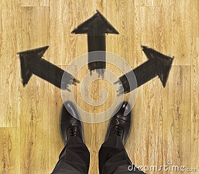 Different direction concept Stock Photo