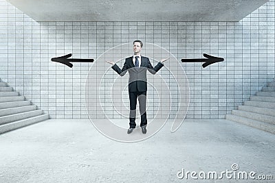 Different direction concept Stock Photo