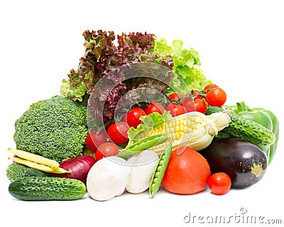 Different fresh vegetables Stock Photo