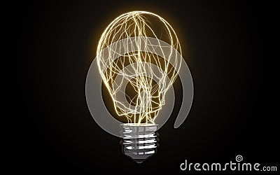 Different light bulb Stock Photo