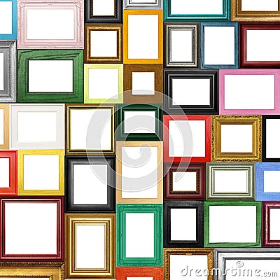 Picture Frames Stock Photo