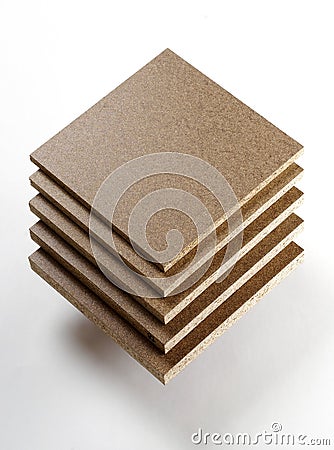 Different sort of Chipboard Stock Photo