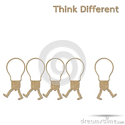 Different think Stock Photo