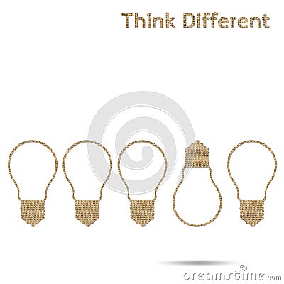 Different think Stock Photo