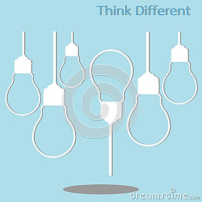 Different thinking Vector Illustration