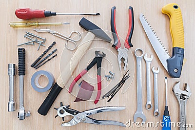 Different tools Stock Photo