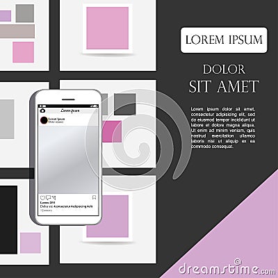 Different UI, UX, GUI screens and flat web icons for mobile apps, responsive website including Login, Create Account, Profile, Pos Stock Photo