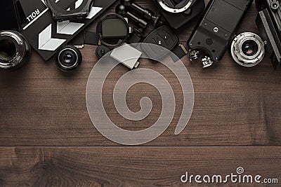 Different video equipment Stock Photo