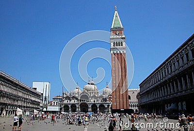 Different views of Venice, Italy Editorial Stock Photo