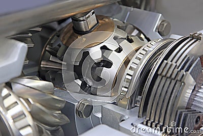 The differential gear Stock Photo