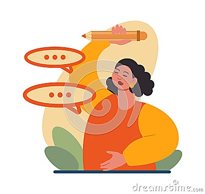 Difficult decision-making concept. Multiple options dilemma, problem Vector Illustration