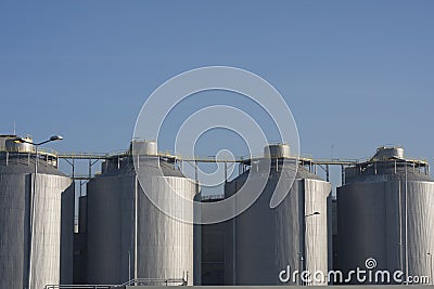 Digester building Stock Photo