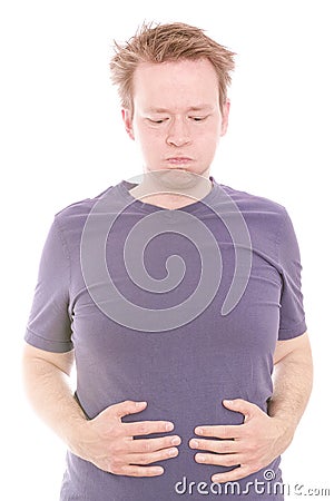 Digestive problems Stock Photo