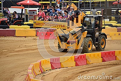 Diggerland USA in West Berlin, New Jersey Editorial Stock Photo