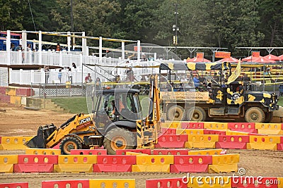 Diggerland USA in West Berlin, New Jersey Editorial Stock Photo