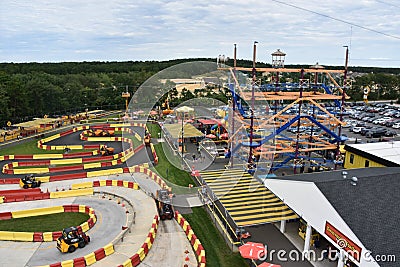 Diggerland USA in West Berlin, New Jersey Editorial Stock Photo