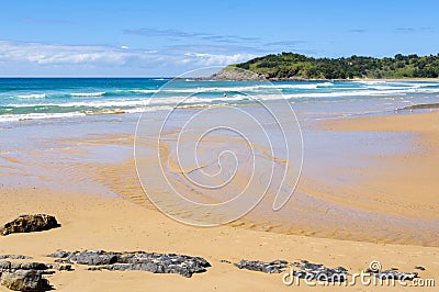 Diggers Beach - Coffs Harbour Stock Photo