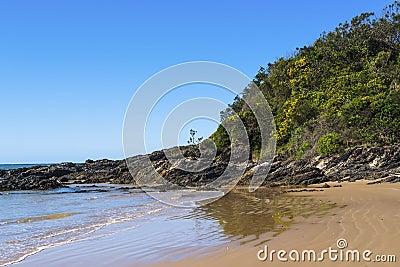 Diggers beach Coffs Harbour Stock Photo