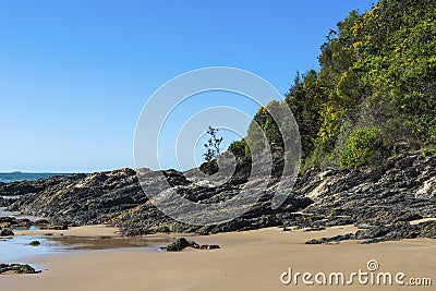 Diggers beach, Coffs Harbour Stock Photo