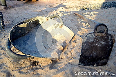Digging shovel Stock Photo
