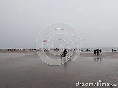 Digha sea beech at new digha mind blowing Editorial Stock Photo