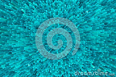 Digital abstract 3d extrude background Stock Photo