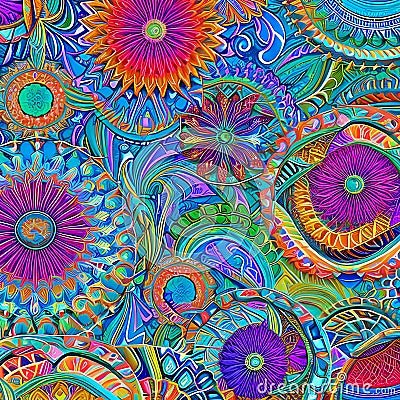 450 Digital Abstract Patterns: A futuristic and abstract background featuring digital abstract patterns in vibrant and mesmerizi Stock Photo
