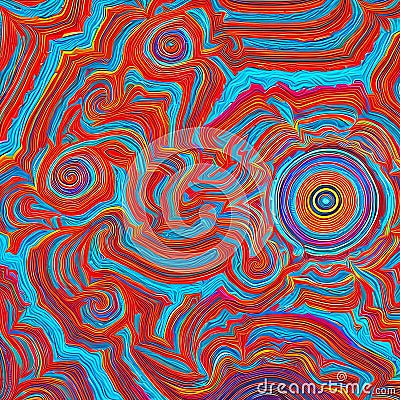 710 Digital Abstract Patterns: A futuristic and abstract background featuring digital abstract patterns in vibrant and mesmerizi Stock Photo
