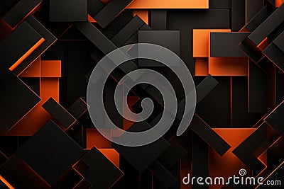 Digital abstract polygons background, ideal for depicting a wide range of applications, including network capabilities Stock Photo