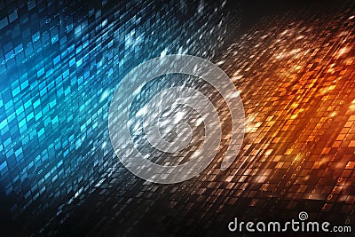 Digital Abstract technology background, Binary Background, futuristic background Stock Photo