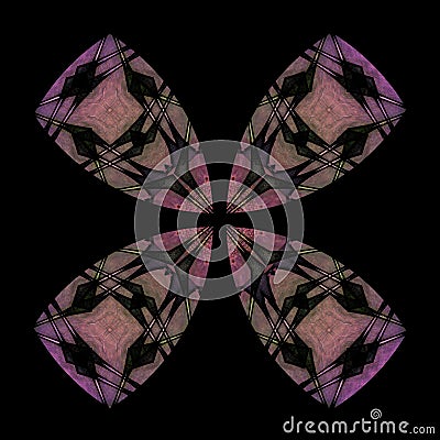 Digital art design, seamless pattern in violet rose and pink bl Stock Photo