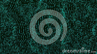Digital background. Big data. Hacker concept. Abstract matrix. Computer generated many numbers. 3D rendering Stock Photo