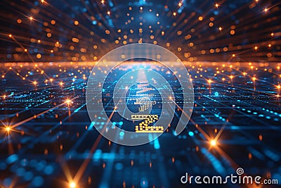 Digital background featuring numbers and charts with the text 