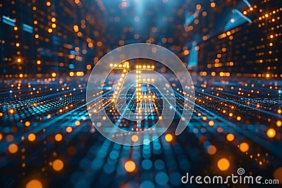 Digital background featuring numbers and charts with the text 