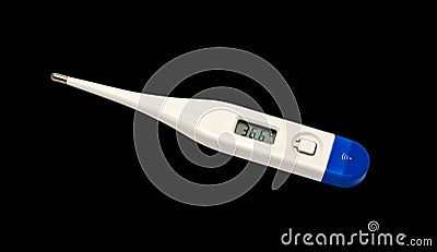 Digital body thermometer Stock Photo