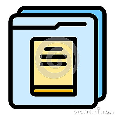 Digital bookstore icon vector flat Vector Illustration