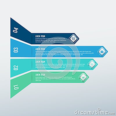 Digital business infographic vector design Stock Photo