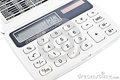 Digital calculator Stock Photo